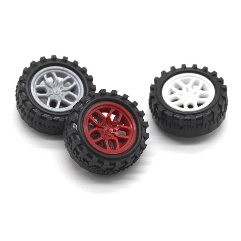 31*2mm Plastic Wheel Toy Car DIY Accessories
