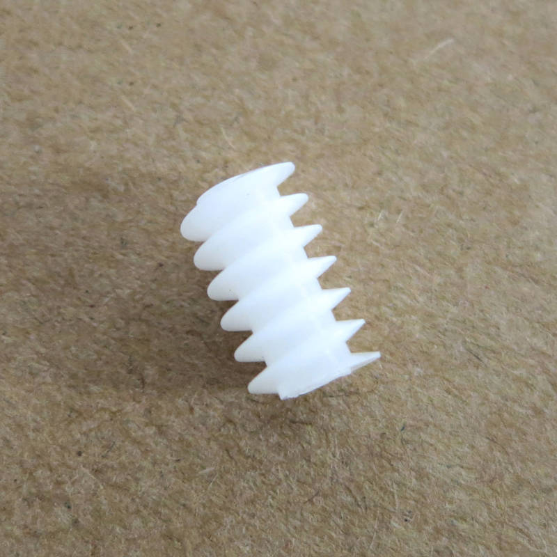 10pcs 6*10(2A) 0.5 Worm Turbine Reduction DIY Plastic Gear