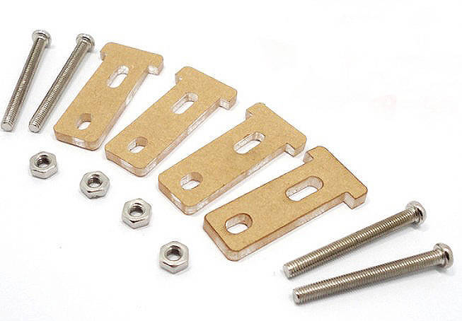 TT Motor Mounting Bracket With M3 * 30 Screw Nut
