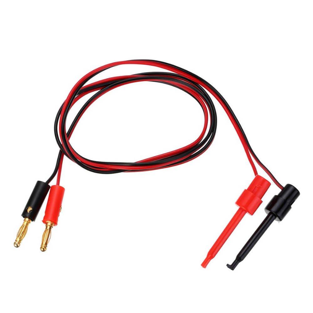 1 Pair Banana Plug Test Hook Clip For Multimeter
