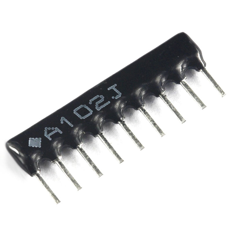 A09-102 1K 9 Pin ±2% Resistor Network