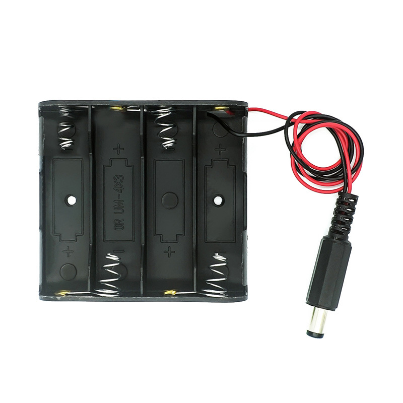 6V 4XAA Battery Holder With OFF/ON Switch