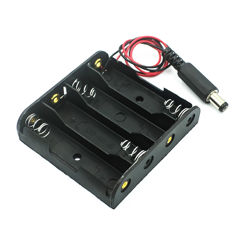 6V 4XAA Battery Holder With OFF/ON Switch
