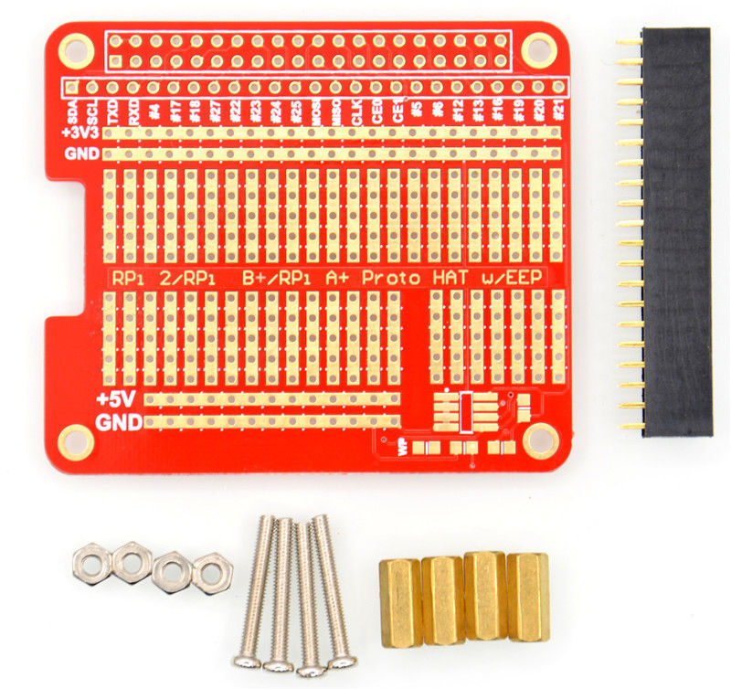 DIY Proto HAT Shield For Raspberry Pi 3/2 A+ /B+