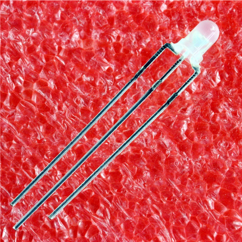 Positive Common Anode 3MM Foggy Red Green LED