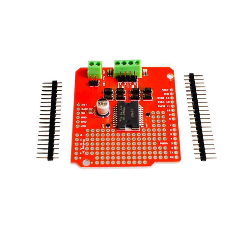 L298P Dual Channel Motor Driver Shield Board