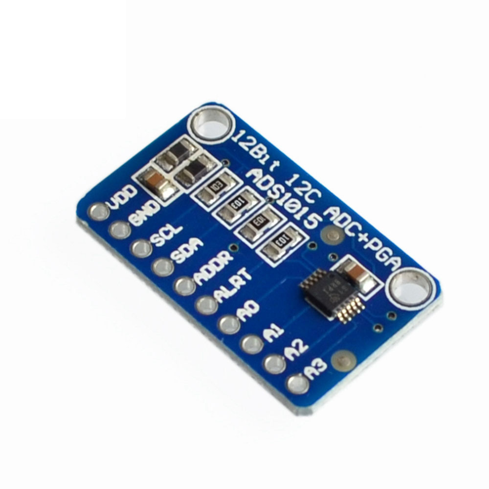 12 Bit-precision ADS1015 ADC Development Board