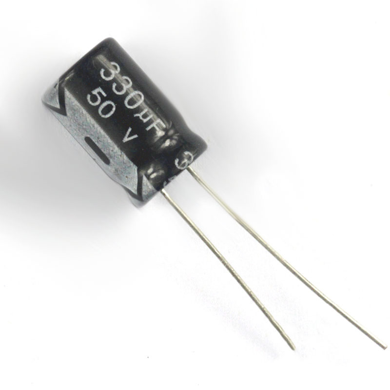 Electrolytic Capacitor 50V/330UF 10*17MM