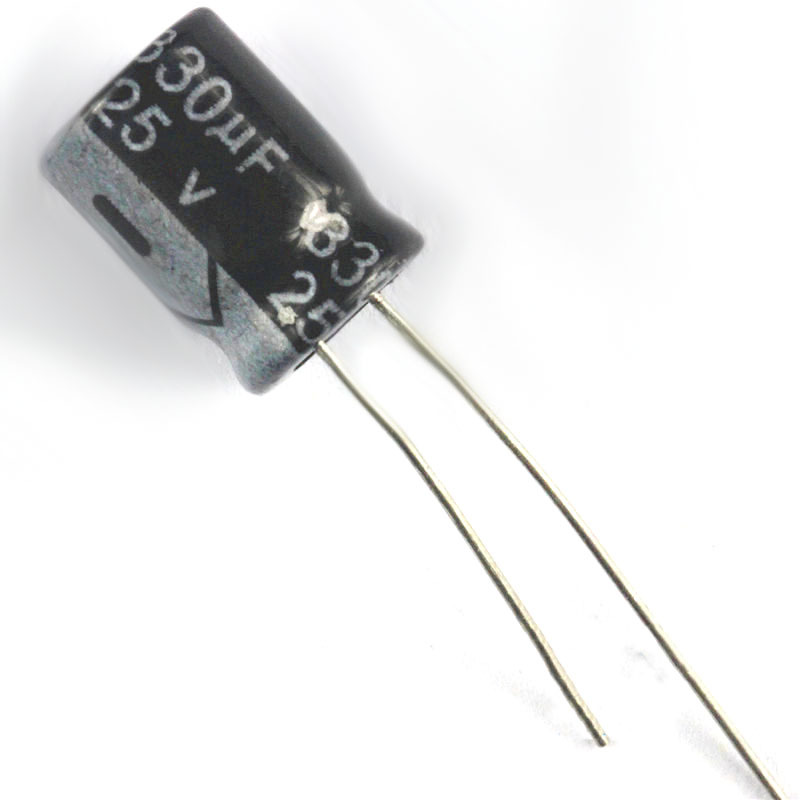 Electrolytic Capacitor 25V/330UF 8*12MM