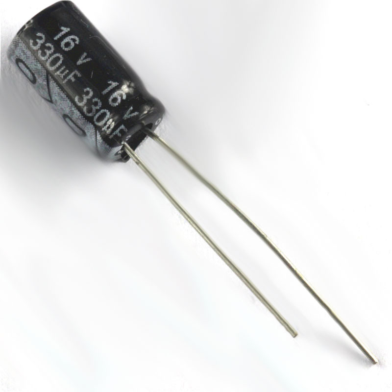 Electrolytic Capacitor 16V/330UF 8*12MM