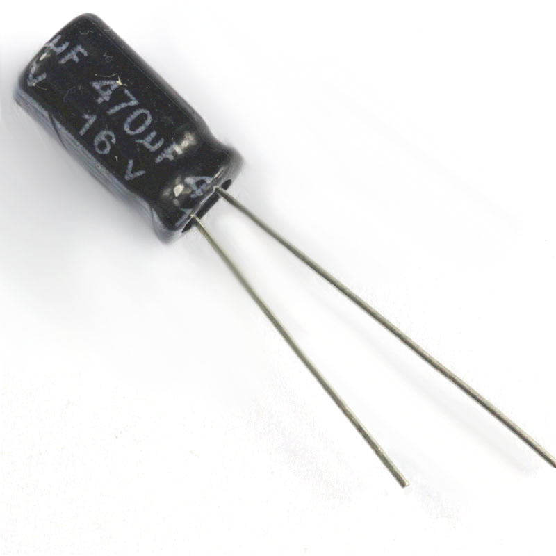 Electrolytic Capacitor 16V/470UF 8*12MM