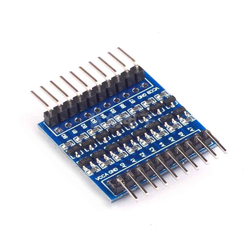 8-Way 3.3V-5V 5V-3.3V IIC UART SPI TTL Bidirectional Conversion Module With Bending Pins