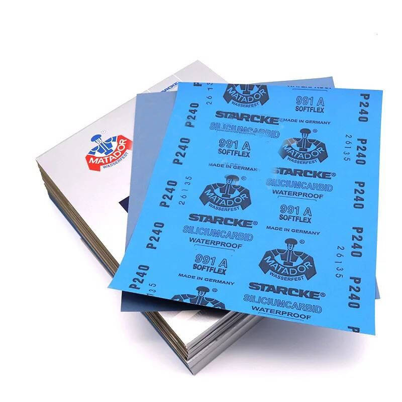 Waterproof Abrasive Paper Silicone Carbide Grinding Polish Tool