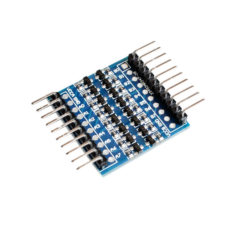 8-Way 3.3V-5V 5V-3.3V IIC UART SPI TTL Bidirectional Conversion Module With Bending Pins