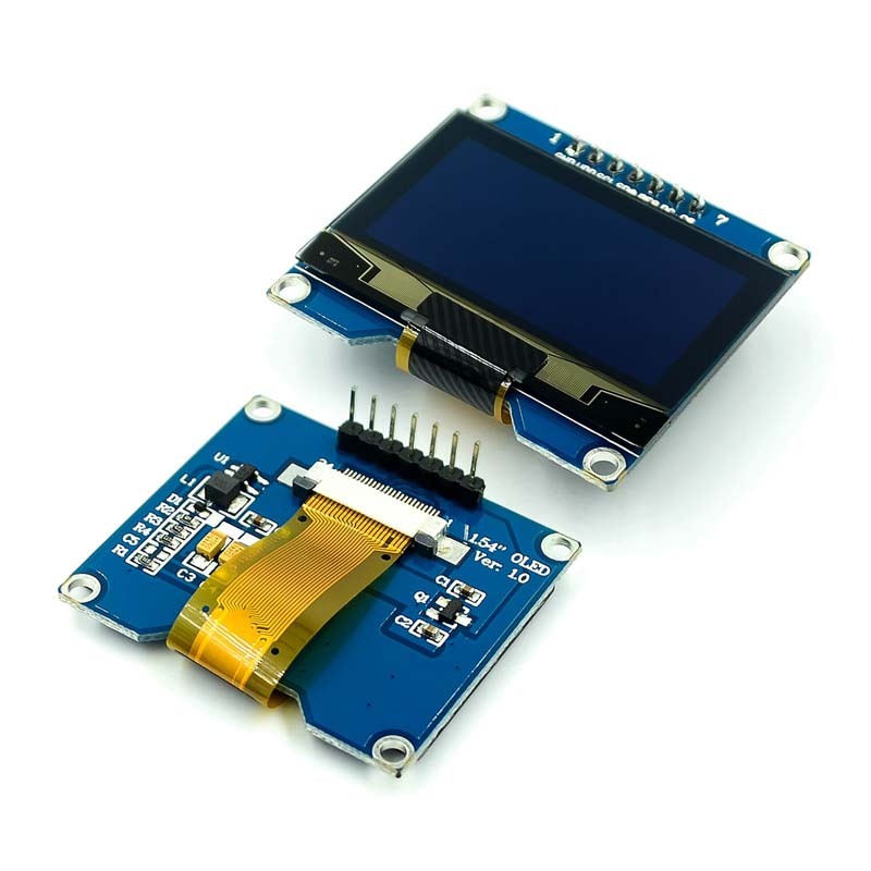 0.66/0.91/0.96/1.3/1.54/2.42 Inch White / Yellow / Blue Two Color OLED LCD