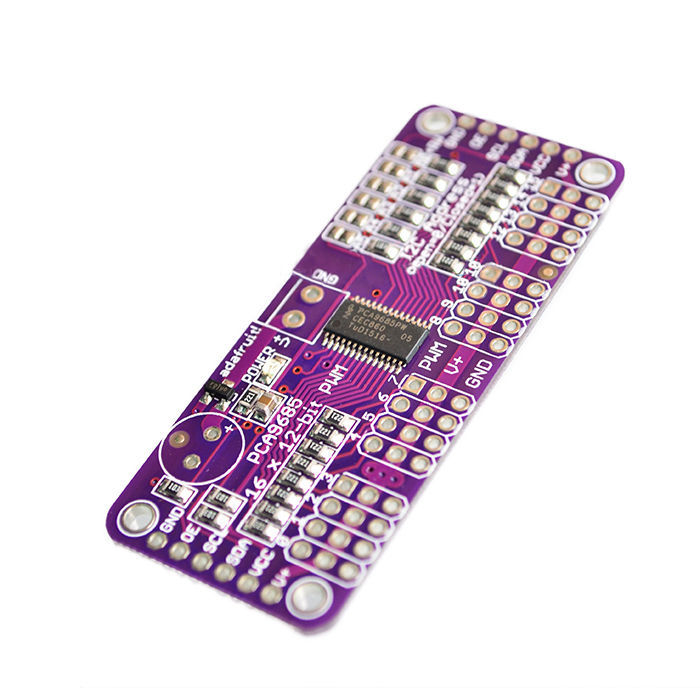 MCU-PCA9685 16 Channel 12-bit FM+I2C PWM Servo Driver Module