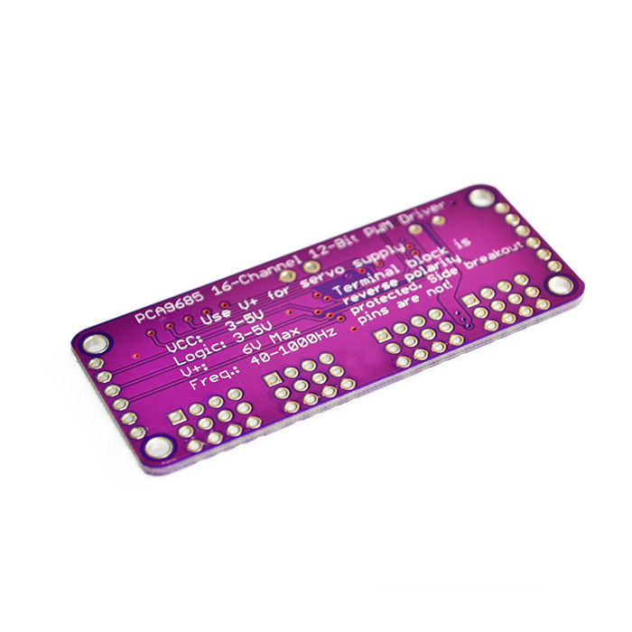 MCU-PCA9685 16 Channel 12-bit FM+I2C PWM Servo Driver Module