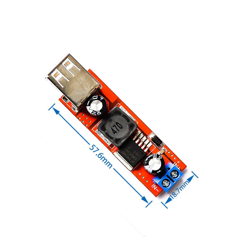 3A Dual USB 6V-40V To 5V Step-down Power DC Charger Converter Module