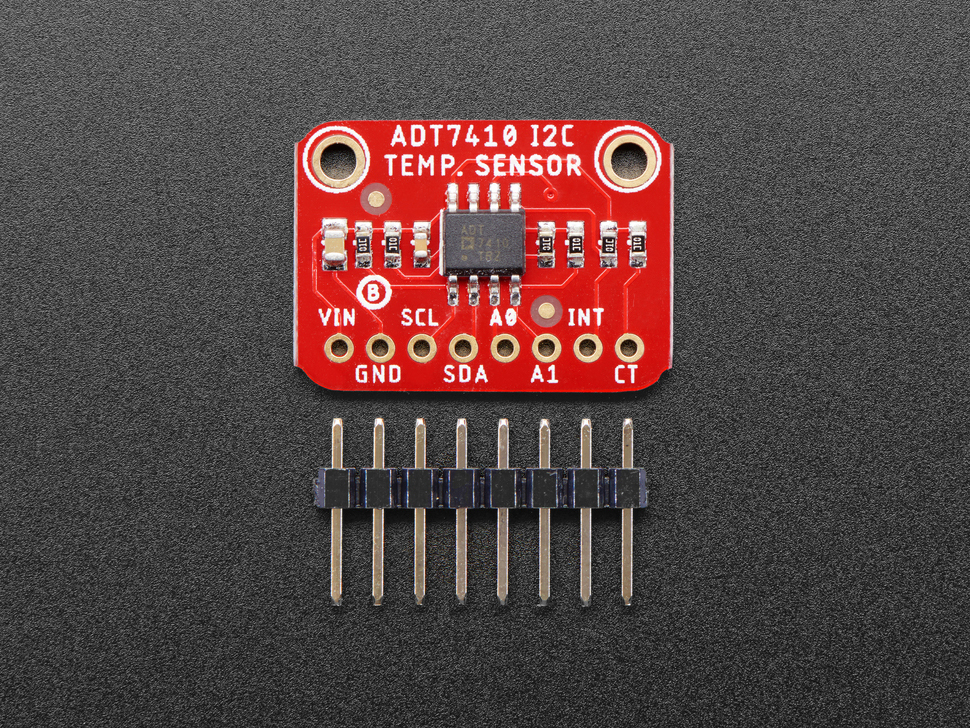 High Accuracy I2C ADT7410 Temperature Sensor Development Breakout Board