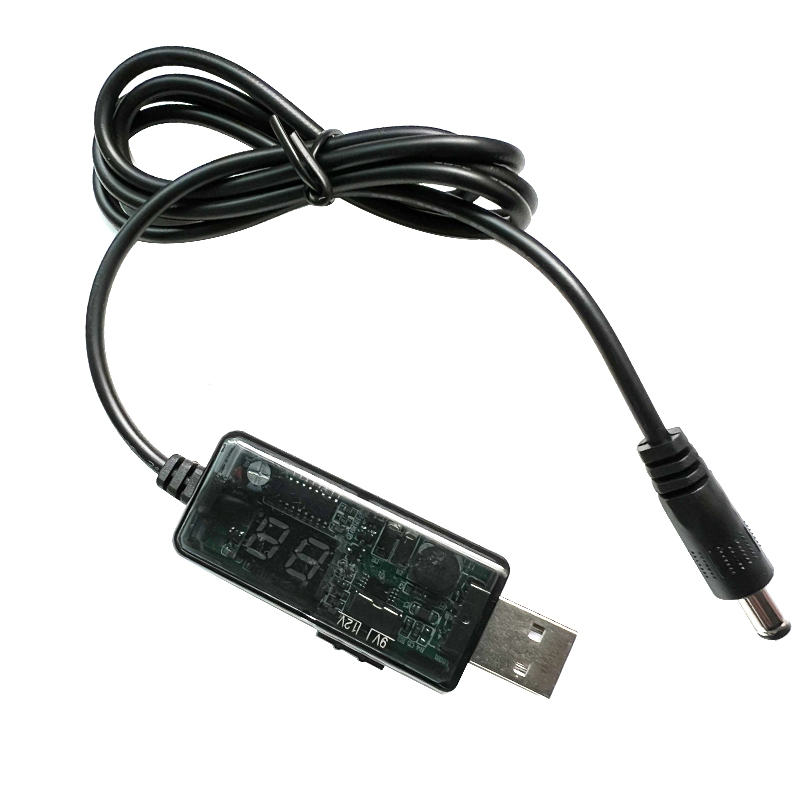 USB To DC5.5/3.5mm Router Booster Cable 5V To 9V12V Charging Cable