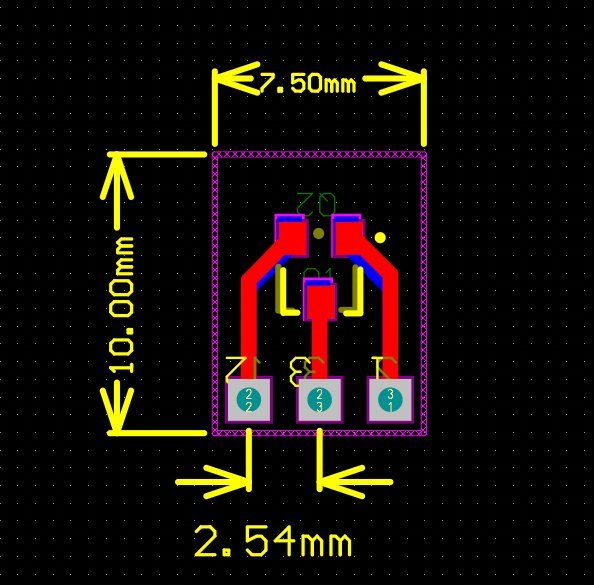SOT23 SOT23-3 To SIP3 Double-Side SMD Adapter Converter Plate PCB Board