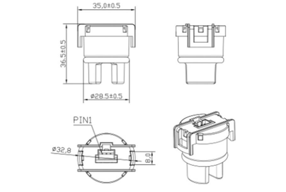 AZDM01 Water Quality Environmental Monitoring Sewage Turbidity Sensor
