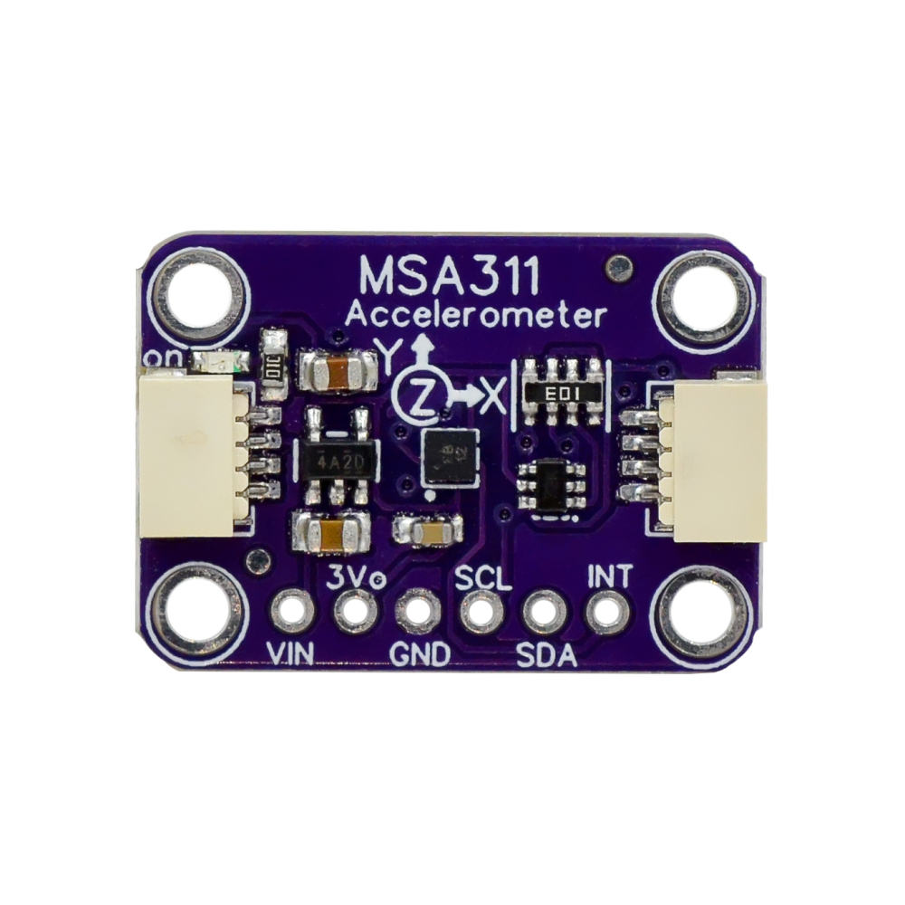 MSA311 Triaxial Accelerometer Is Compatible With STEM Interface For Low Power Consumption