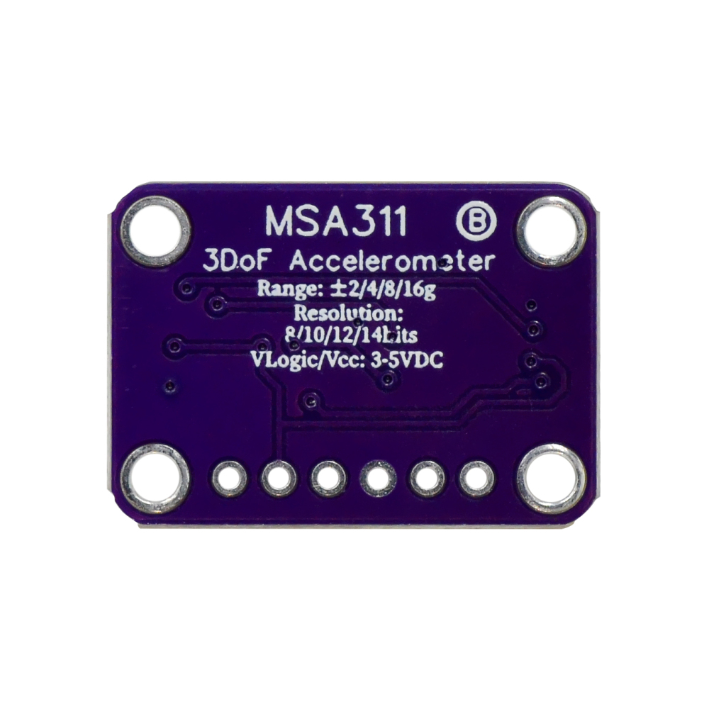 MSA311 Triaxial Accelerometer Is Compatible With STEM Interface For Low Power Consumption