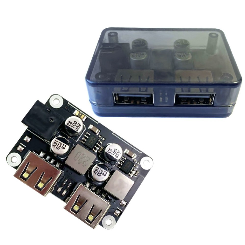 QC3.0 Car USB Charging Buck Module Step Down Board