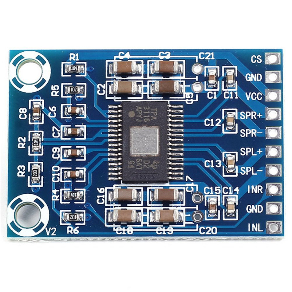 TPA3116D2 XH-M562 Dual Channel Mini Digital D Class Power Amplifier Board