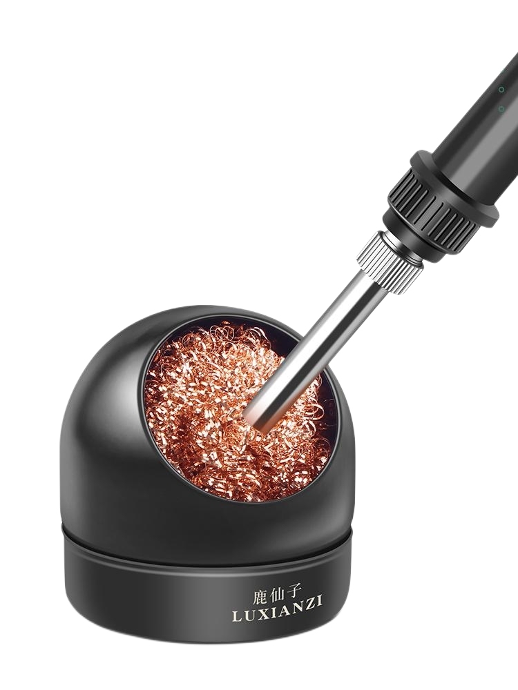 Electric Soldering Iron Head Clean Ball Belt Base