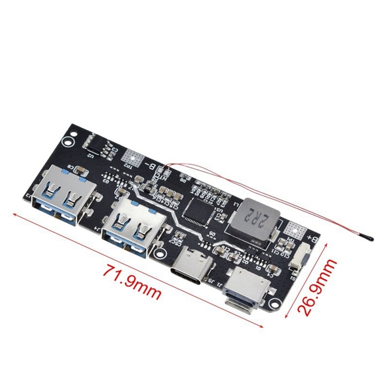22.5W 5 Port Bothway Fast Charge Mobile Power Module Circuit Board DIY Motherboard QC4+PD3.0