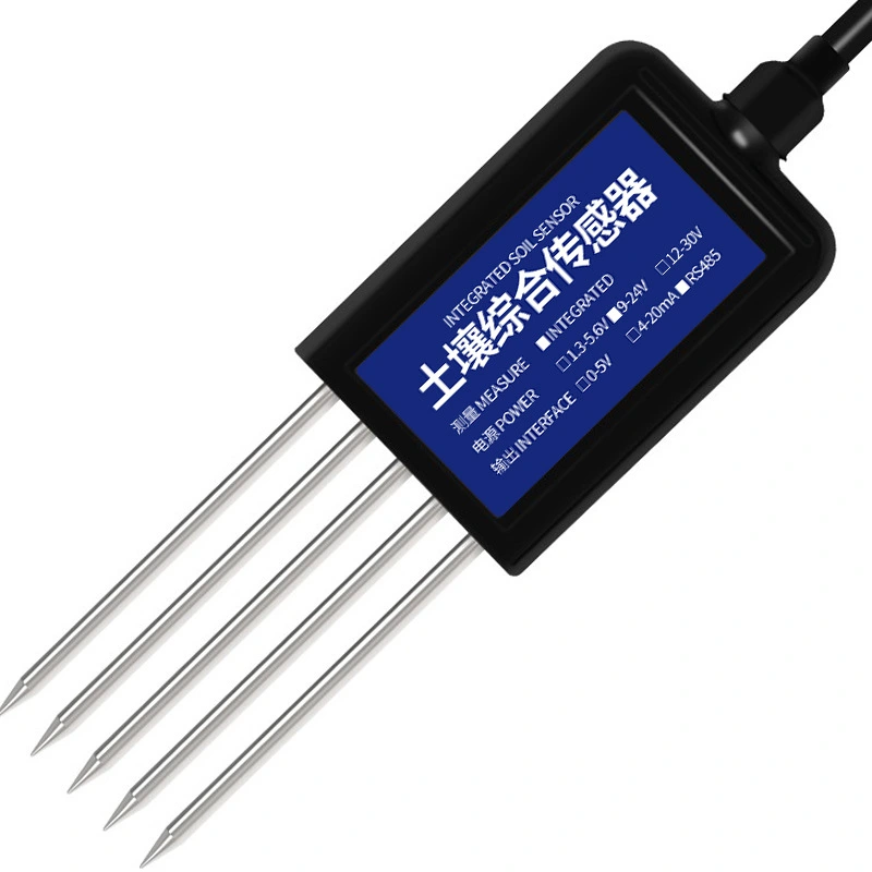 Agricultural Soil 7 in 1 Detector Temperature And Humidity Sensor Conductivity Nitrogen, Phosphorus, Potassium, PH, EC, NPK
