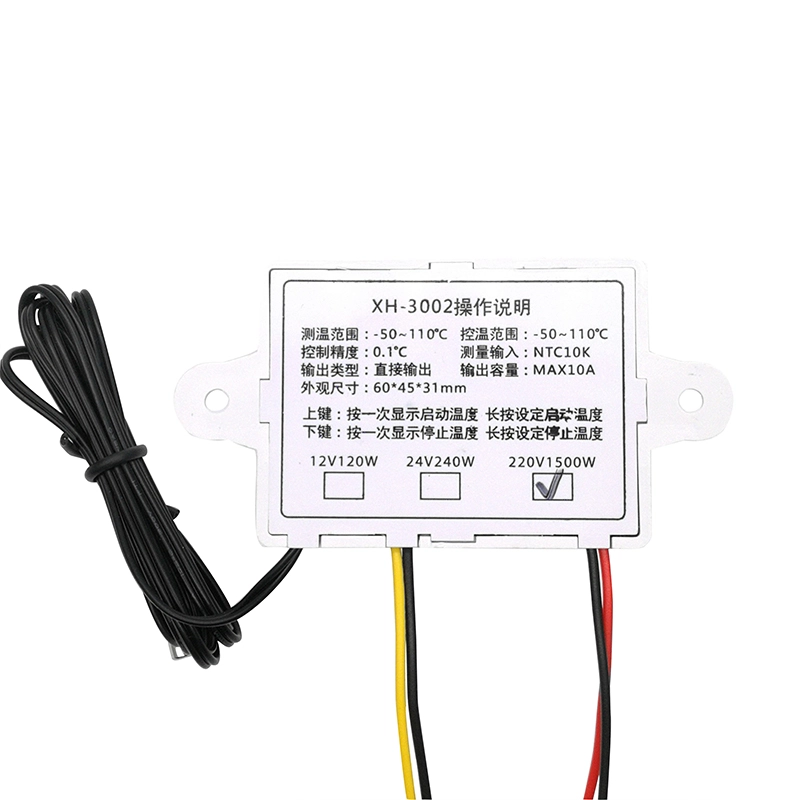 XH-W3002 LED Digital Control Thermoregulator Sensor