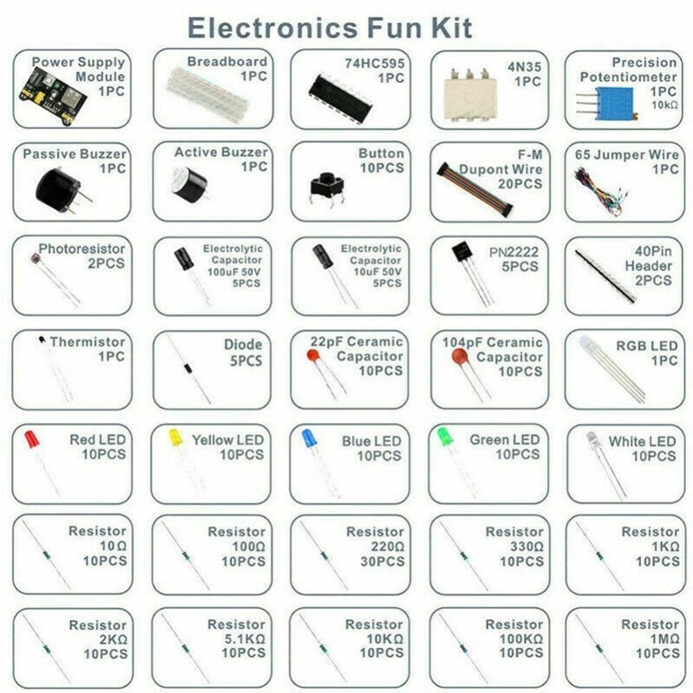 830-Hole Breadboard Kit MB-102 Is Suitable For Beginners Of The UNO R3 Component Pack