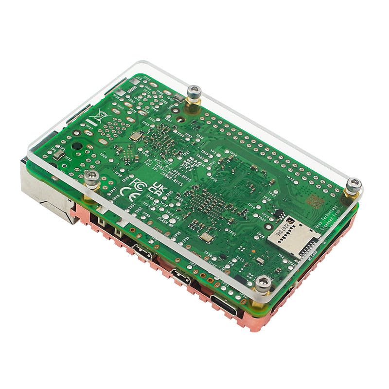 Raspberry PI 5/4B Pure Copper Heat Sink Shell (Without Raspberry PI 5/4B)