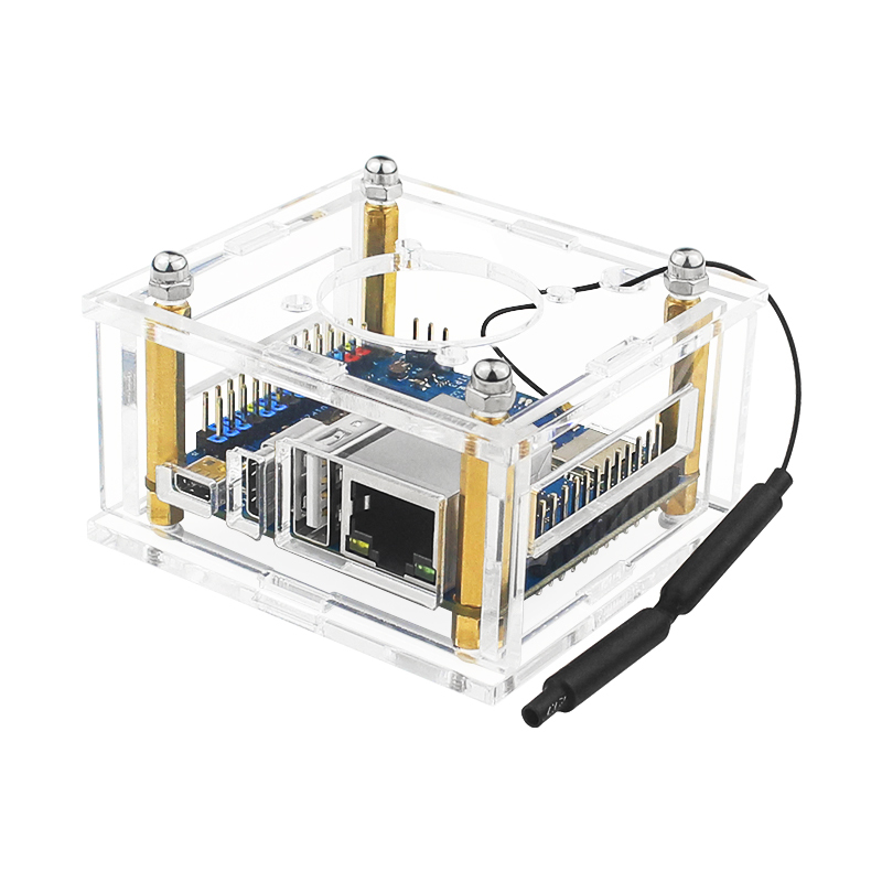 Orange PI ZERO 3 Acrylic Shell Fan Heat Sink (Without Orange PI ZERO 3)