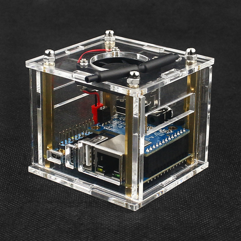 Orange PI ZERO 3 Acrylic Shell Fan Heat Sink (Without Orange PI ZERO 3)