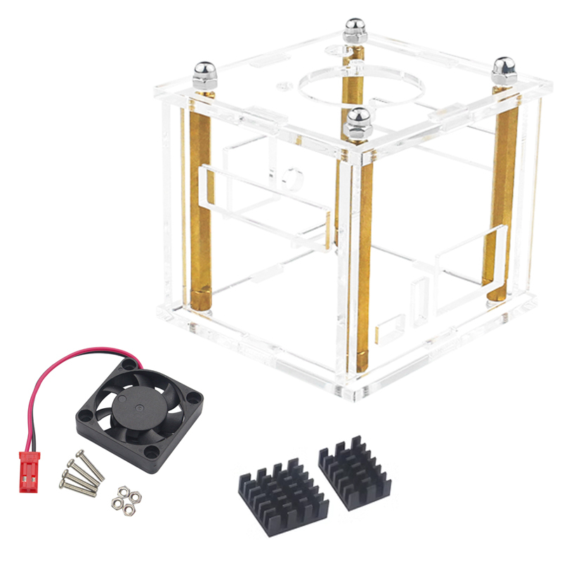 Orange PI ZERO 3 Acrylic Shell Fan Heat Sink (Without Orange PI ZERO 3)