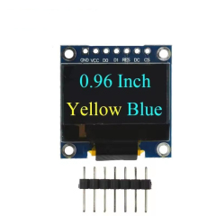 0.96-inch 7-pin (yellow and blue) No soldering - 1315 driver