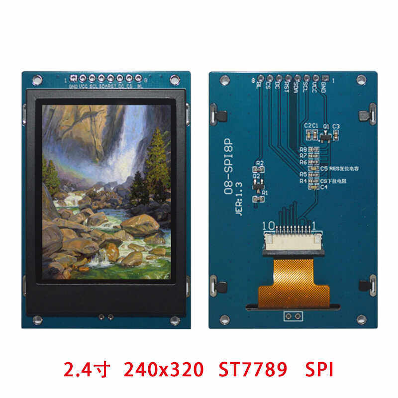 2.4 Inch TFT LCD Display Module 240x320 Full Color IPS Screen ST7789 Driver SPI Interface