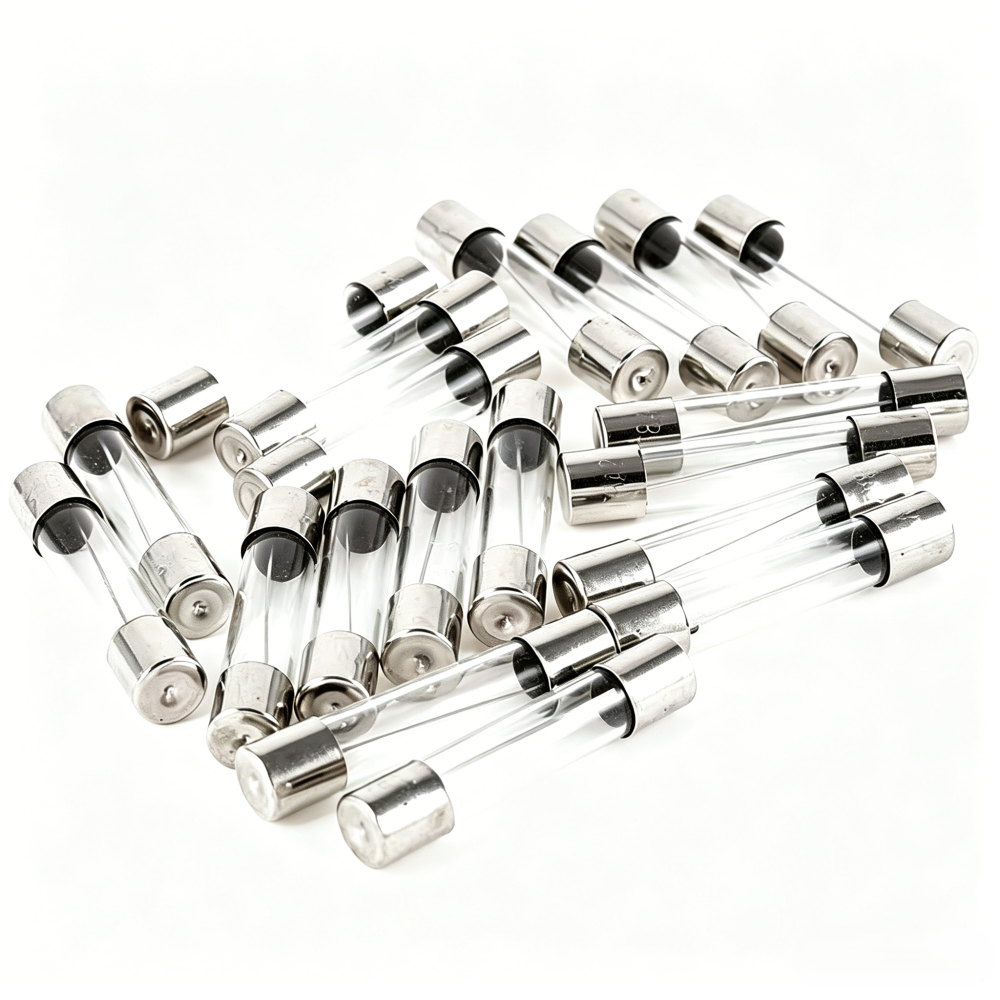 24 Values 360Pcs Fast Blow Glass Fuses Assortment Kit 5x20mm 6x30mm 250V 0.25-20A with Clear Storage Box