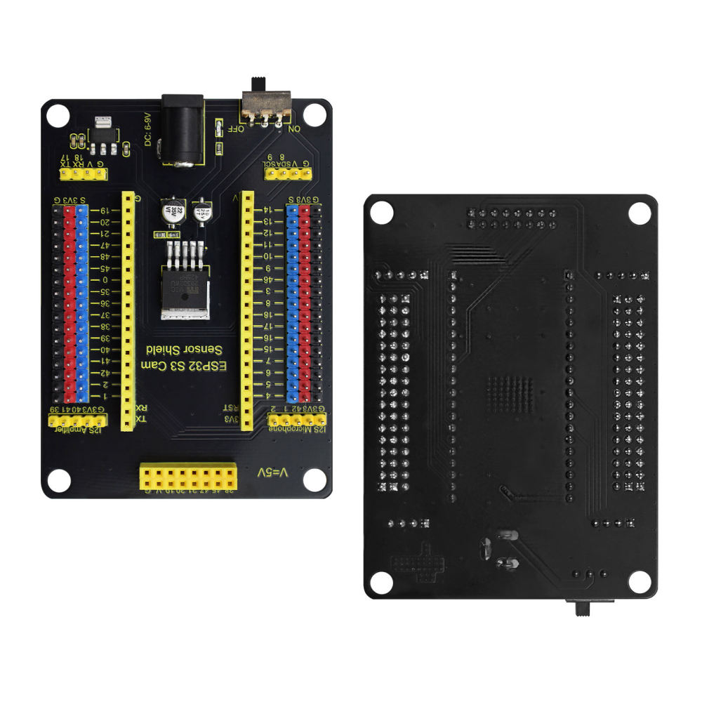 Keyestudio ESP32 S3 Cam Sensor Shield Expansion Board Compatible with ESP32-S3 CAM Development Board