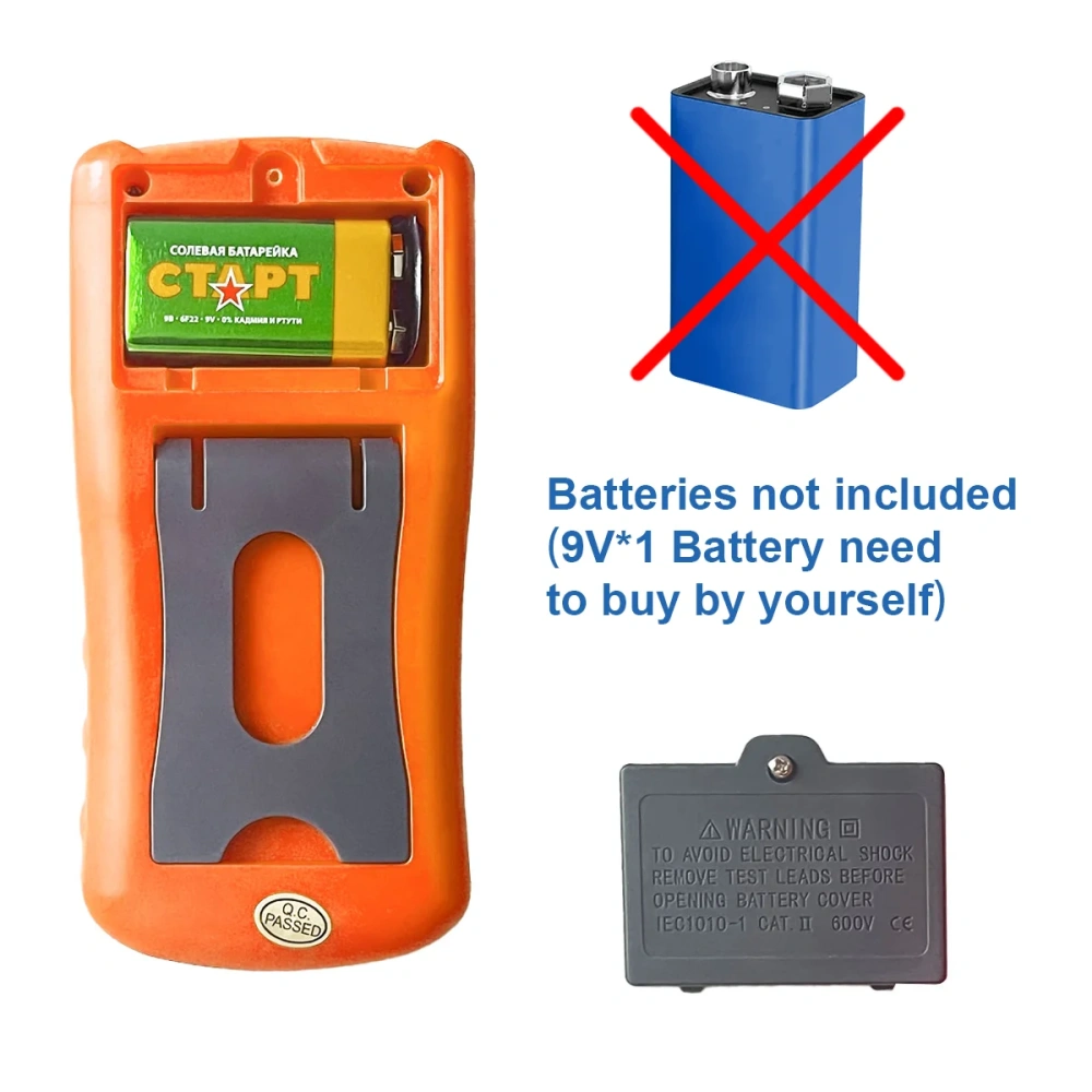 VS830L Portable Digital Multimeter Multi-function Voltage Current Resistance Tester for Electrical Maintenance
