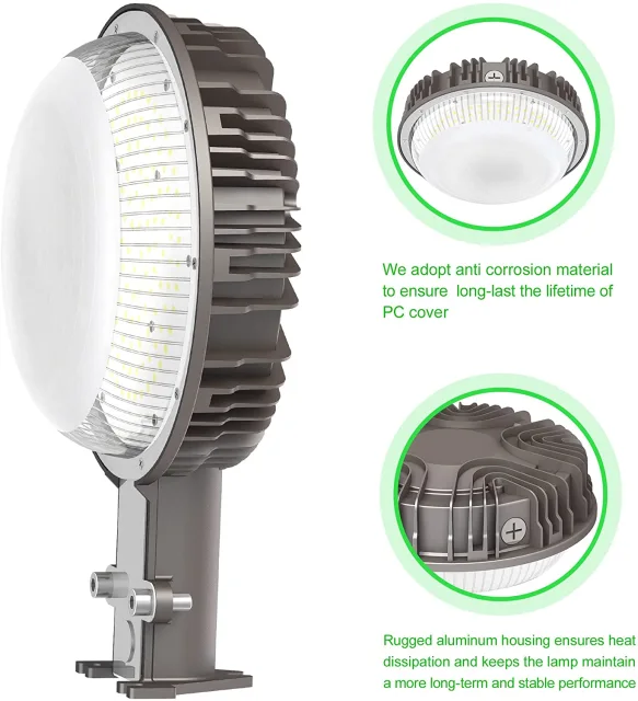 Ngtlight® 120W LED Barn Lights 15000LM 5000K 700W MH Replacement IP65 Outside LED Exterior Farm Lights Fixture