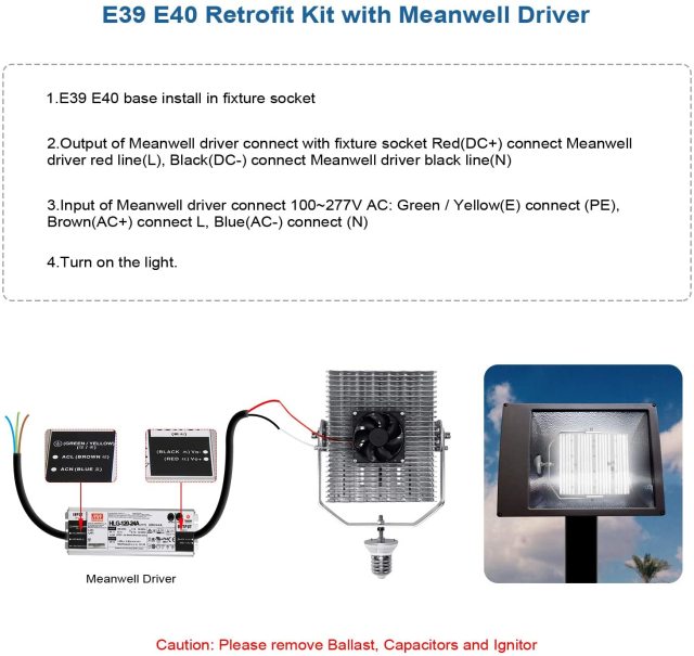 Ngtlight® 120W LED Retrofit Kits 17500LM 400W MH/HPS Equiv Parking Lot LED Shoebox Retrofit Lights 5700K E39