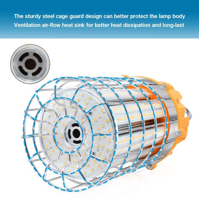 Ngtlight® 125W LED Temporary Job Site Lighting 5000K With Plug 120V 18125LM-Replace 600W MH/HID/HPS