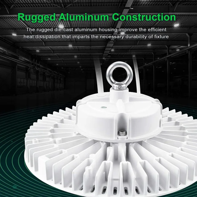 Ngtlight® 240W LED High Bay Light 33,000lm Output IP65 Waterproof Dimmable UL & DLC Listed