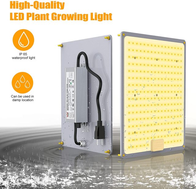 Ngtlight® 1200W LED Grow Light Plant Full Spectrum Dimmable 2x2ft Coverage Growing lamp