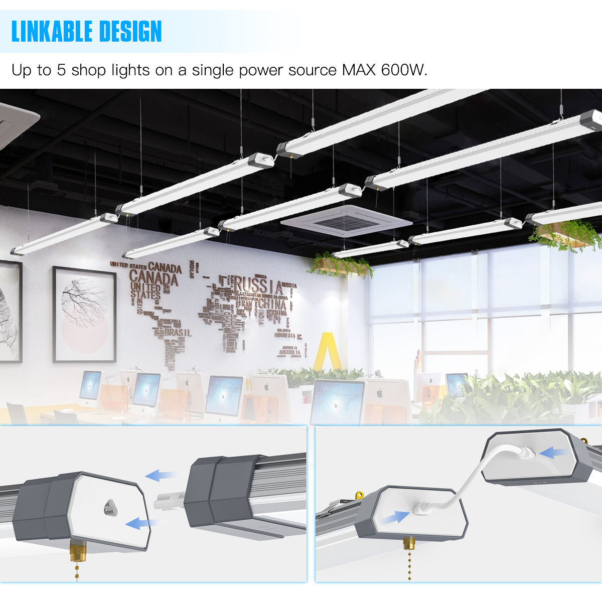 Linkable LED Shop Light